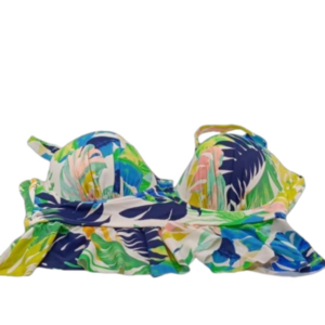 Raisins Curve Palm Springs peplum floral bikini top size 20W